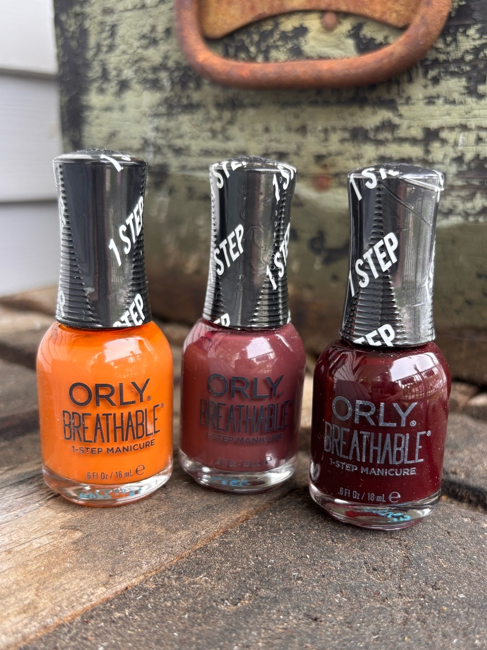 ORLY Breathable 1-Step Nail Polish Trio Yam It Up, Rooting For You, No Fig Deal